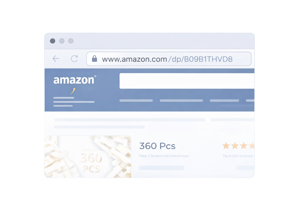 Paste an Amazon link into Nora Knows